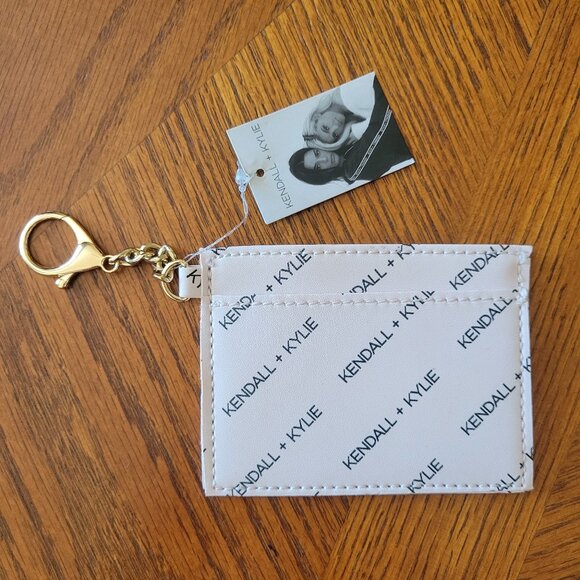 Kendall & Kylie Accessories - NWT Kendall + Kylie Keychain Card Wallet Case Pink Jenner Kardashian New Logo